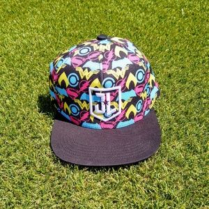 Justice League DC Comics 6 Multi-Logo JL Movie Snapback One-Size Hat Cap NWT